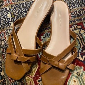 Loeffler Randal leather sandal